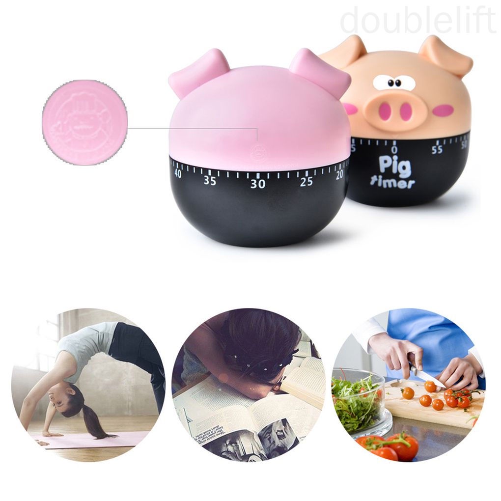 Đồng hồ đếm ngược 60 phút hình hoạt hình dễ thương