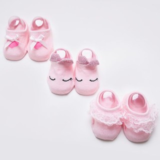 Sét Tất 3 đôi cotton cao cấp cho bé sơ sinh (0-2 tuổi)