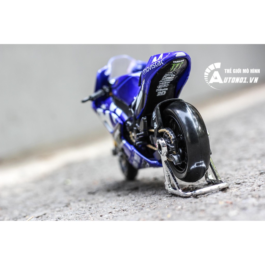 MÔ HÌNH XE MOTO GP YAMAHA FACTORY RACING 2018 MAVERICK VINALES NO.25 1:18 MAISTO 5818