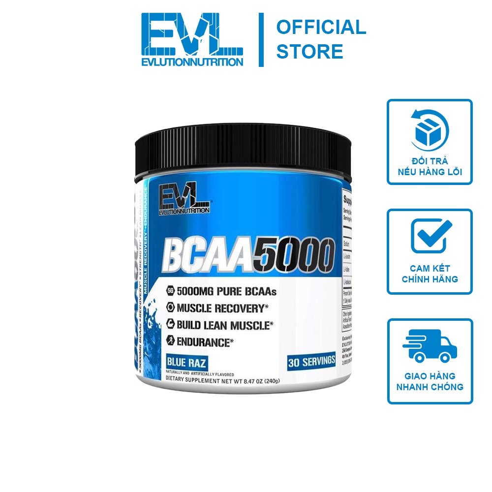 Dinh Dưỡng Hồi Phục Cơ Bắp Và Tăng Sức Bền Khi Tập Luyện Evlution Bcaa 5000 30 Lần Dùng