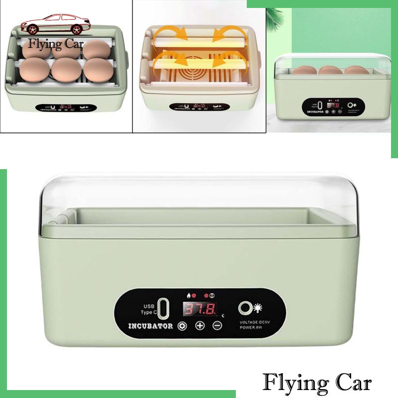 Lồng Ấp Trứng 6 Ngăn Mini Điều Khiển Nhiệt Độ