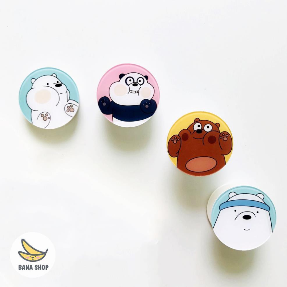 Giá đỡ điện thoại popsocket We Bare Bears Chúng tôi đơn giản là Gấu