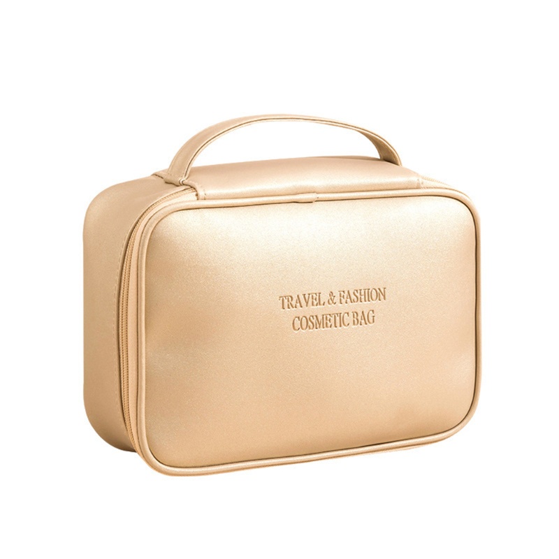 Túi Đựng Cọ Trang Điểm Bằng Da Giả Chống Nước Kích Thước Lớn