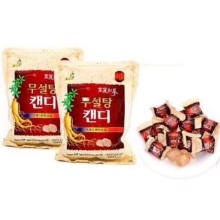 (HCM) Kẹo sâm không đường Hàn Quốc 500g