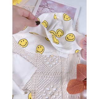 Set yếm và áo mặt cười cho bé