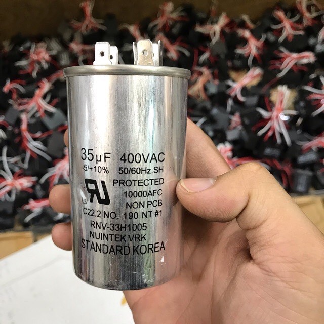 Tụ điện 35uf  dùng cho máy phát điện