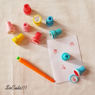 Con dấu icon kèm chữ (tự chọn mẫu)