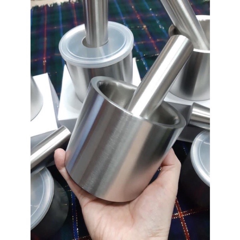 Bộ Chày Cối Bằng Inox SUS 304 Cao Cấp Chống Nấm Mốc Độc Hại