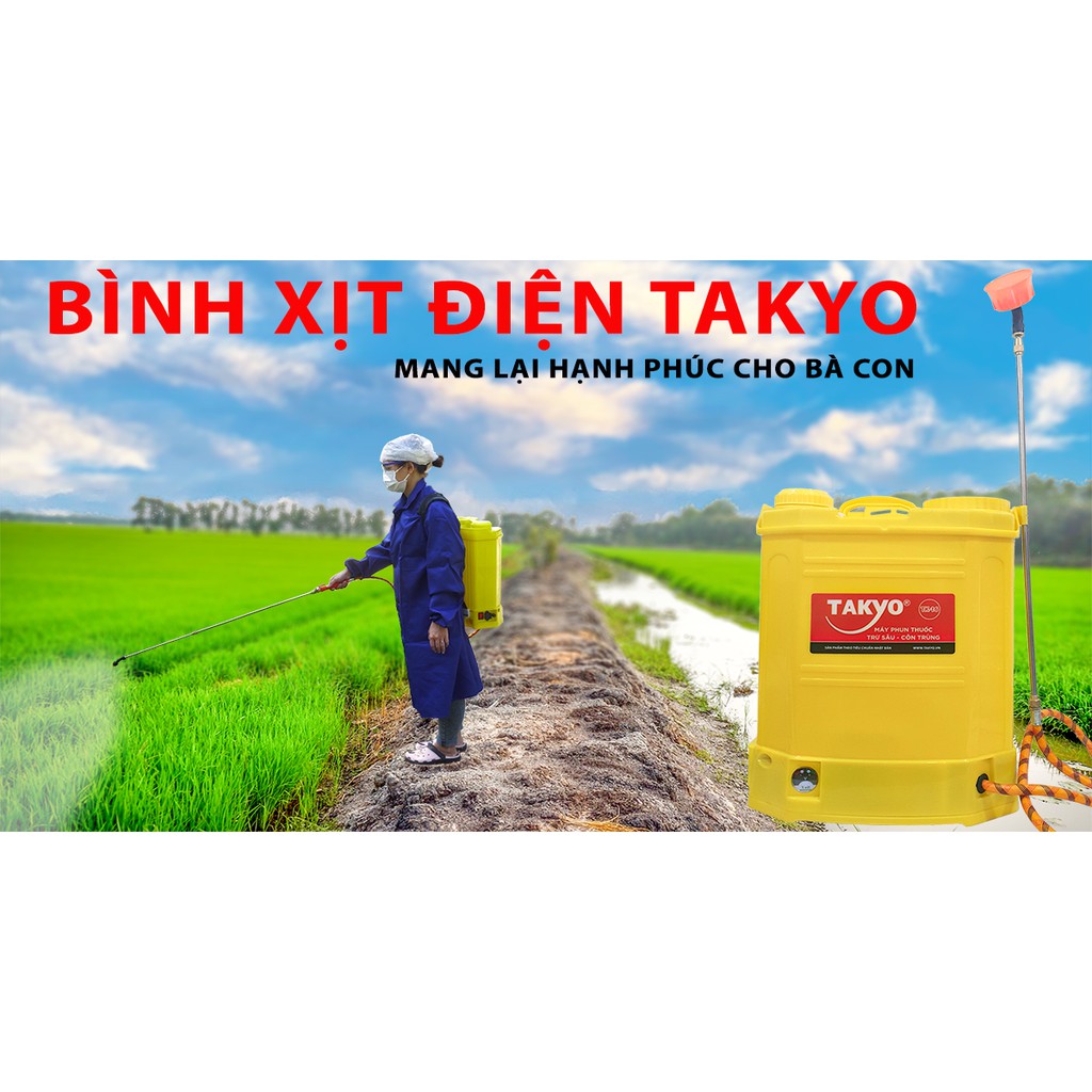 Bình xịt điện 16 lít Takyo TK16