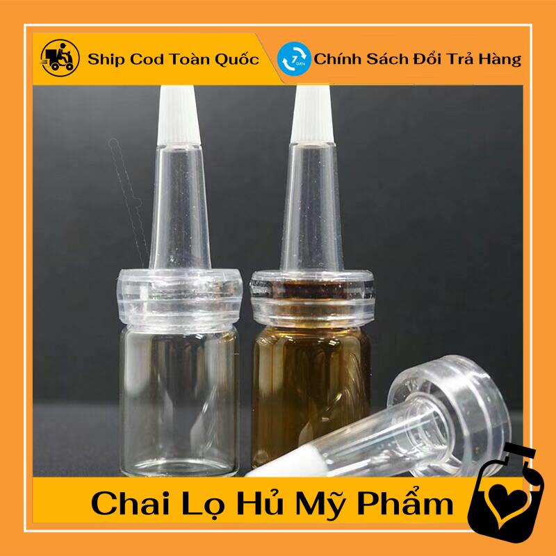 Lọ Chiết Serum ❤ TOP GIÁ RẺ ❤ Lọ Chiết Tế Bào Gốc, Tinh Chất, Serum, Tinh Dầu 5ml,10ml bộ 3 nút , phụ kiện du lịch