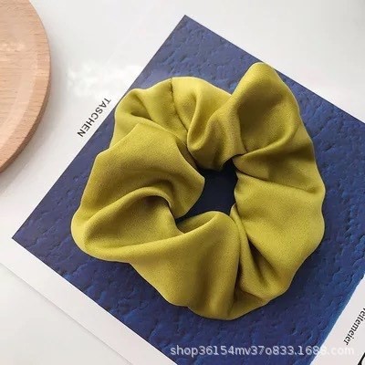 Scrunchies dây buộc tóc vải hàn quốc sắc màu dễ thương