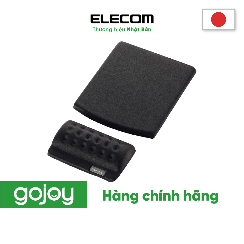 Bàn di chuột có kê cổ tay rời bọt biển ELECOM MP-114 chính hãng