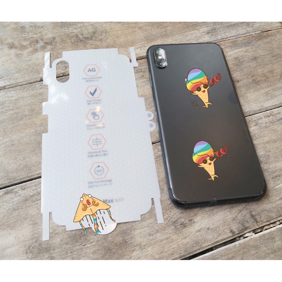 DÁN PPF NHÁM - CHỐNG VÂN TAY -  TRONG ÁNH MÀU MẶT LƯNG IPHONE 14 15 PLUS / PRO / MAX