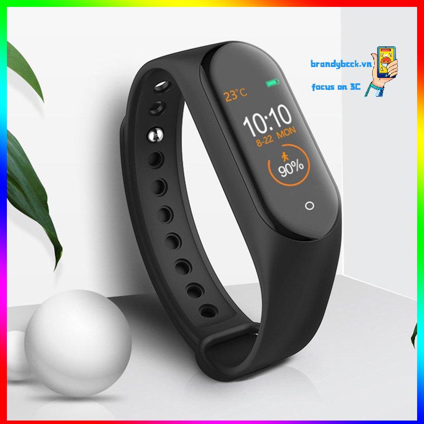 Máy đếm bước đi không thấm nước M4 Vòng đeo tay thông minh Tin nhắn Nhắc nhở Theo dõi sức khỏe