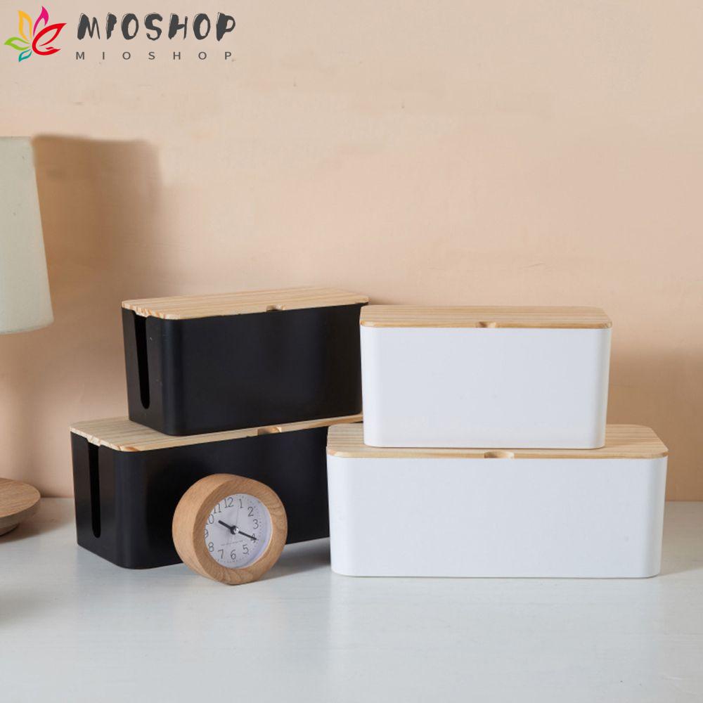Hộp đựng ổ cắm để bàn bằng nhựa sắp xếp gọn gàng tiện dụng