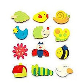 Set 12 con vật nam châm gắn tủ lạnh