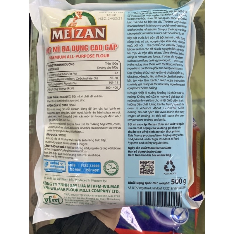 Bột mì Meizan 500g