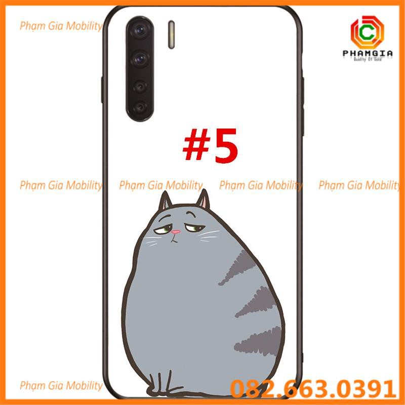 Ốp lưng dẻo in hình cún, chó mèo OPPO A91/F15/ OPPO A31 (2020)/A8/ Reno 3 pro 5G/Realme X50