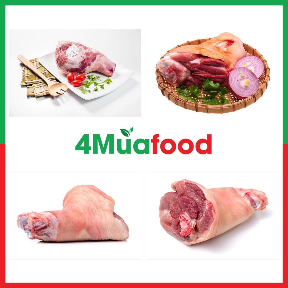 1 cái Khoanh Giò Lợn  Miratorg đóng túi hút chân không - Thực Phẩm 4 Mùa - 4Muafood