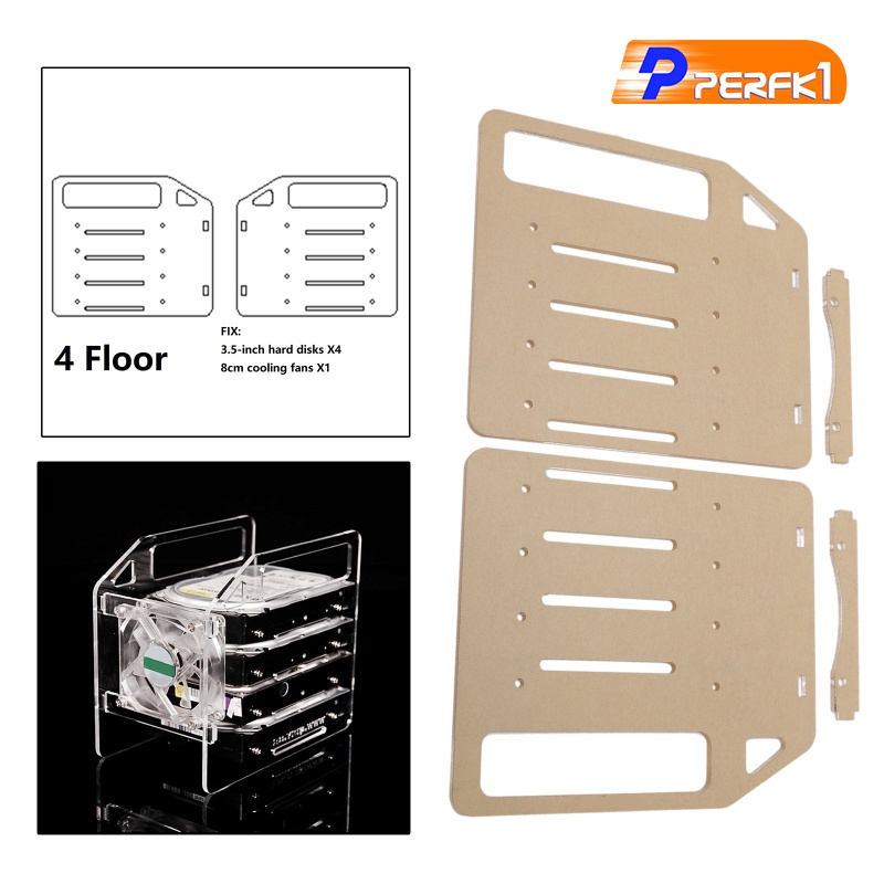 Khay Nhựa Acrylic 3.5inch Đựng Ổ Cứng Hdd Ssd