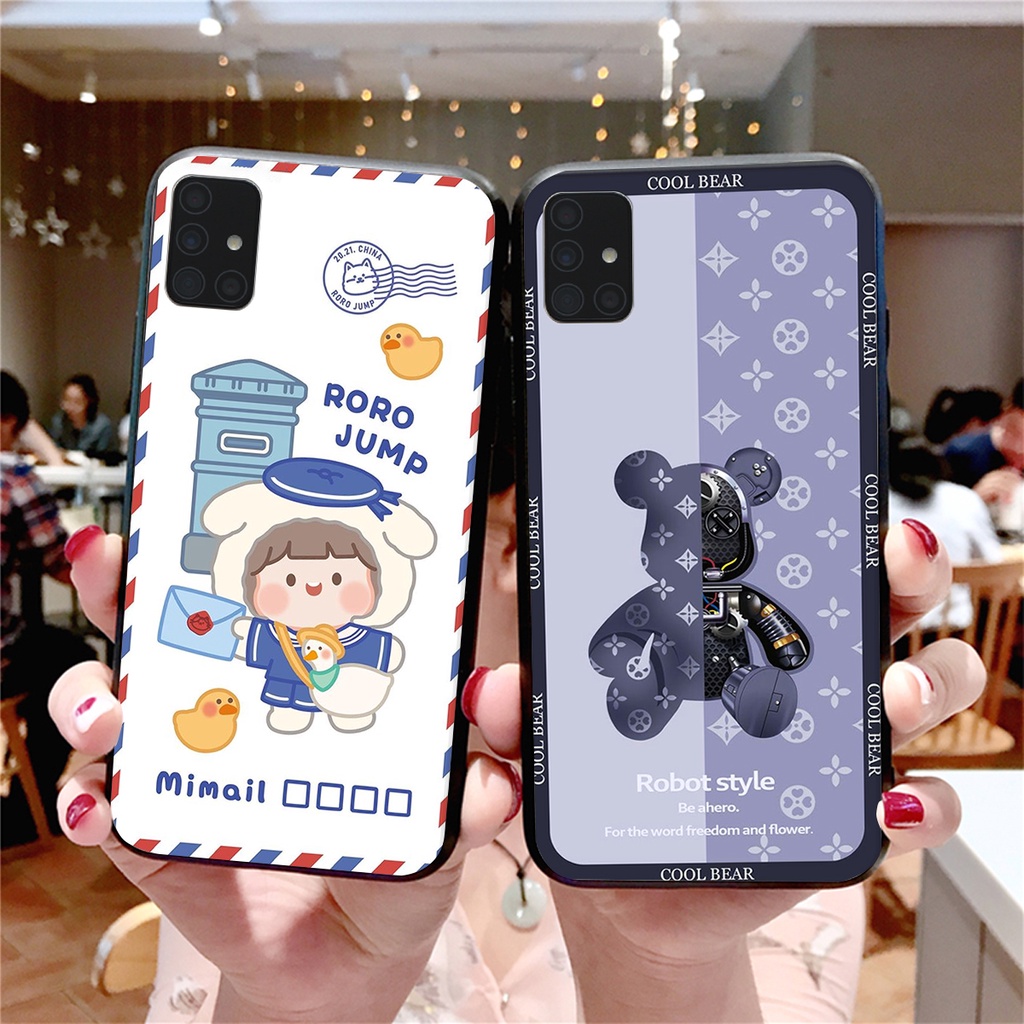 Ốp lưng Samsung Galaxy A51 / A71 in hình 3D gấu mới nhất - sang - chảnh - ĐẸP- BỀN