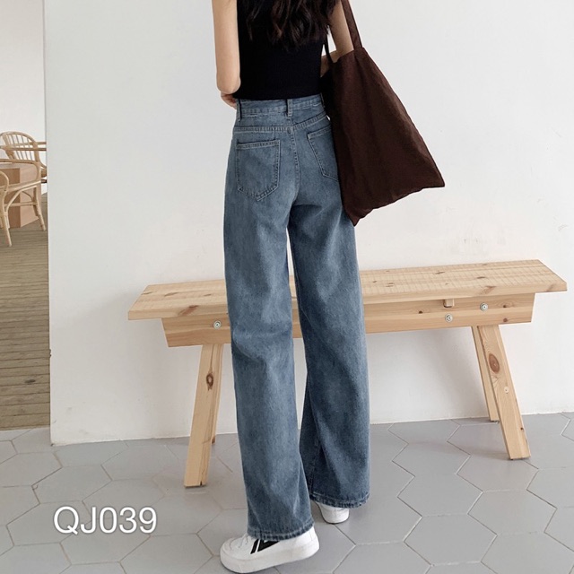 QJ039 - QUẦN JEAN BAGGY NỮ ỐNG RỘNG | BigBuy360 - bigbuy360.vn