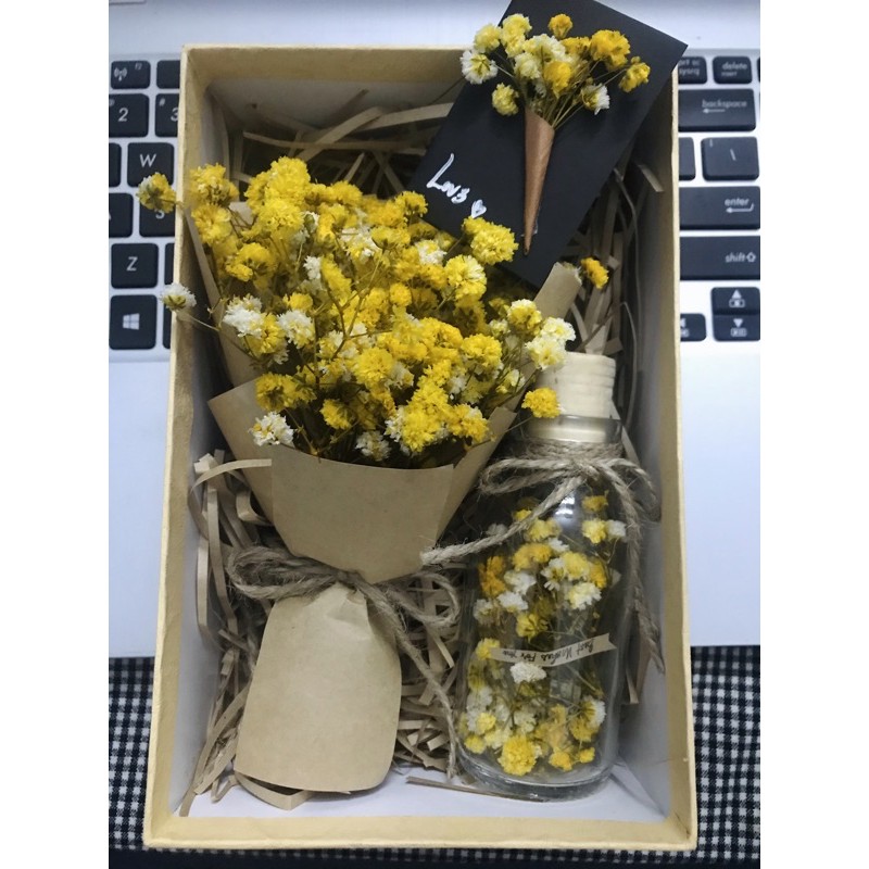 Set quà tăng hoa khô siêu cute | BigBuy360 - bigbuy360.vn