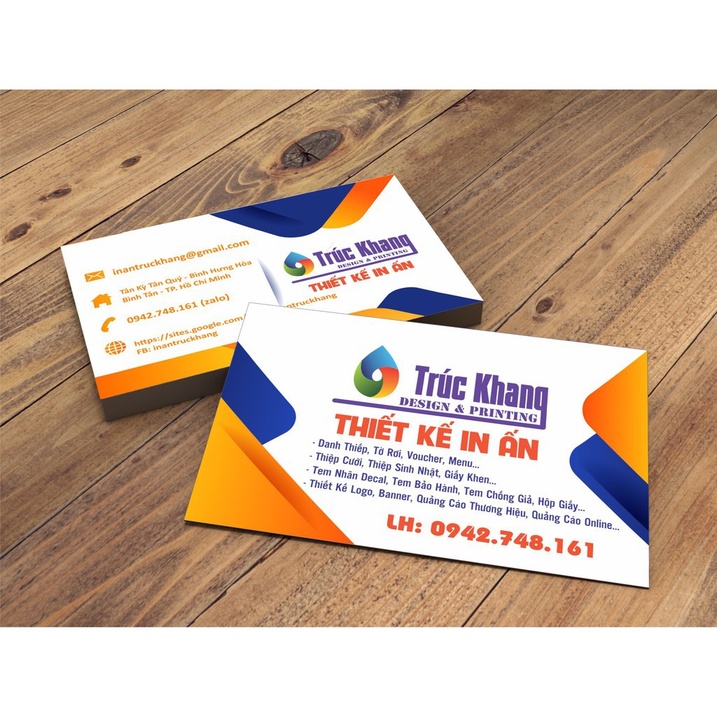 In Nhanh  Danh Thiếp KTS - Miễn Phí Thiết Kế