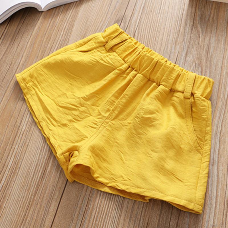 Bộ quần short + áo thun không tay áo dùng cho bé gái