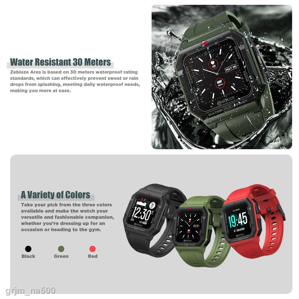 Hàng chính hãng Đồng Hồ Thông Minh Zeblaze Ares 33g Theo Dõi Nhịp Tim 15 Ngày Dành Cho Android iOs