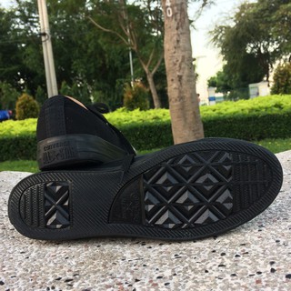 Giày Chuck 2 AllStar Classic Cổ Thấp Nữ Full Đen