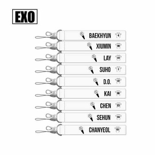 Xả lỗ - Móc khóa nametag EXO Lightstick (ảnh thật)