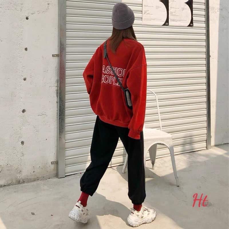 Bộ nỉ ngoại đỏ Passion H2B