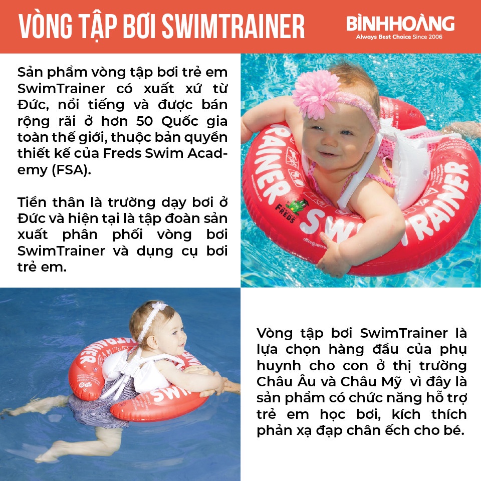Phao bơi cho bé FSA Swimtrainner Classic