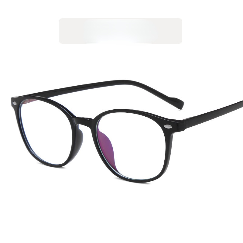 Mắt Kính Gọng Oval Trong Suốt Chống Ánh Sáng Xanh Thời Trang Unisex