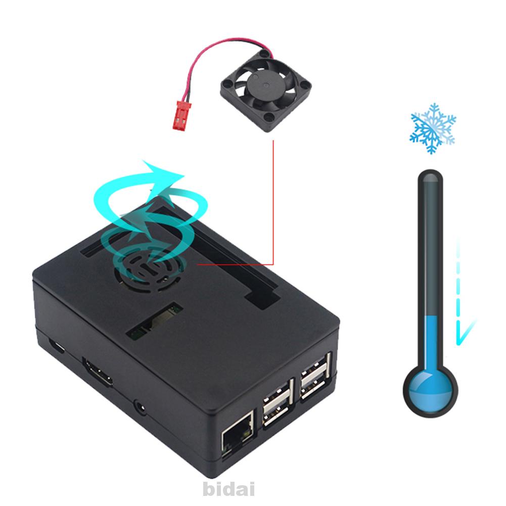 Vỏ Bảo Vệ Hộp Làm Mát Bằng Abs Trong Suốt Cho Raspberry Pi 3b + / 3b / 2b | BigBuy360 - bigbuy360.vn