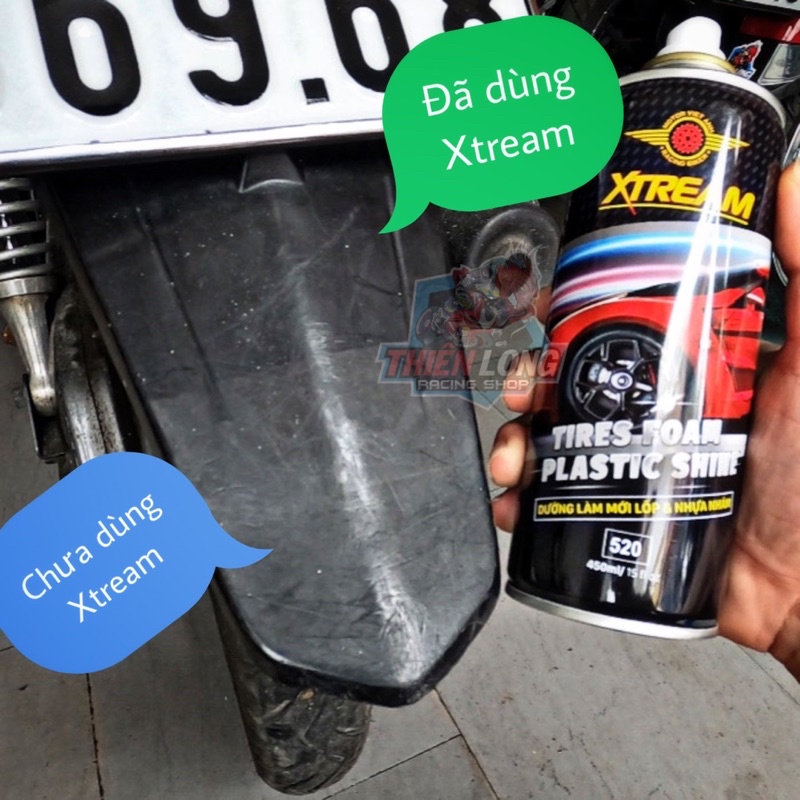 Xtream Chai Xịt Làm Mới Nhựa Nhám , Làm Mới Nhựa Bóng , Bảo Vệ Vỏ Xe