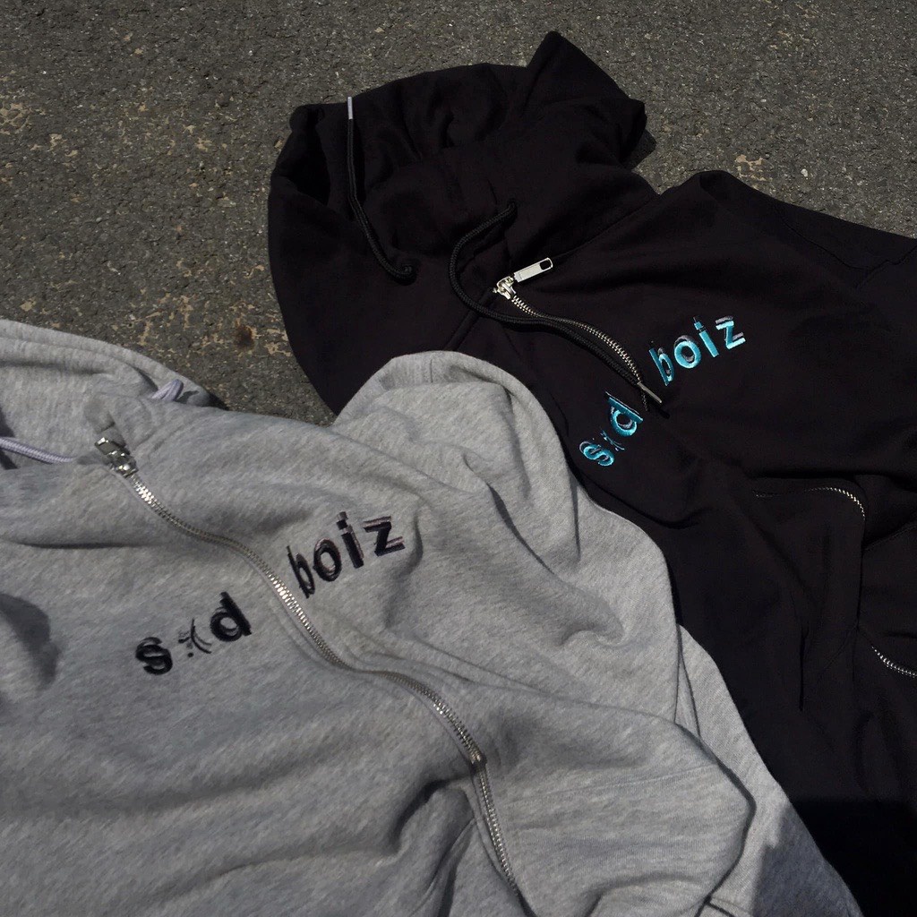 Áo Khoác Hoodie Dây Kéo Local Brand Sad.boi Chữ 7 Màu Nam Nữ Unisex