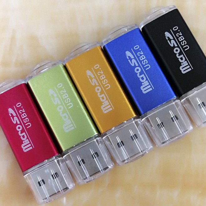 Đầu lọc thẻ vỏ nhôm  MicroSD có đèn báo
