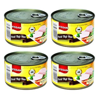 Combo 4 Pate Thịt Heo Vissan 397g (Date 2026)