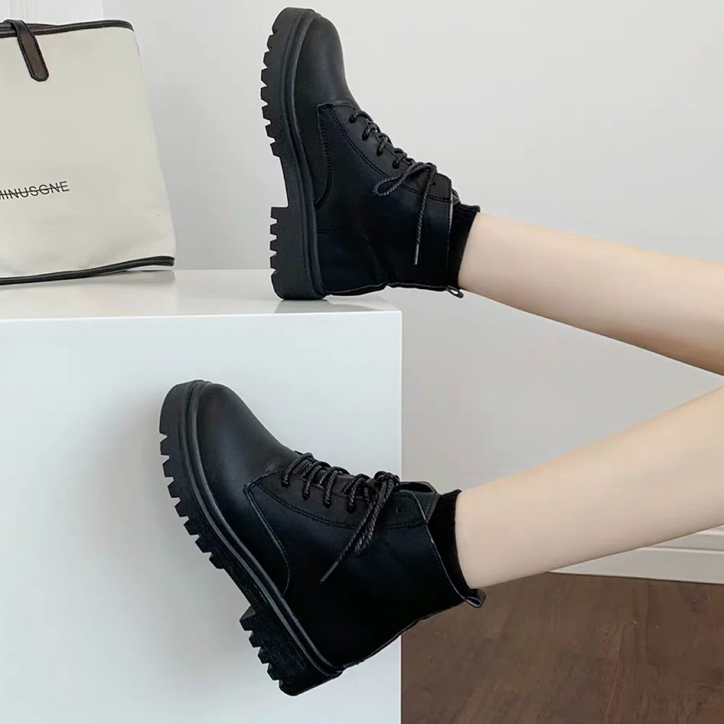 [ Sẵn 35 ] Boots Ulzzang chiến binh phiên bản mới nhất dành cho mùa thu đông, hàng quảng châu loại đẹp