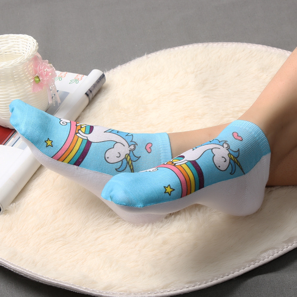 Vớ cotton mềm mại in hình thời trang 3D