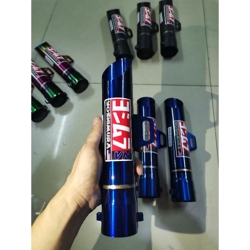 Pô xe máy toke inox không nỉ