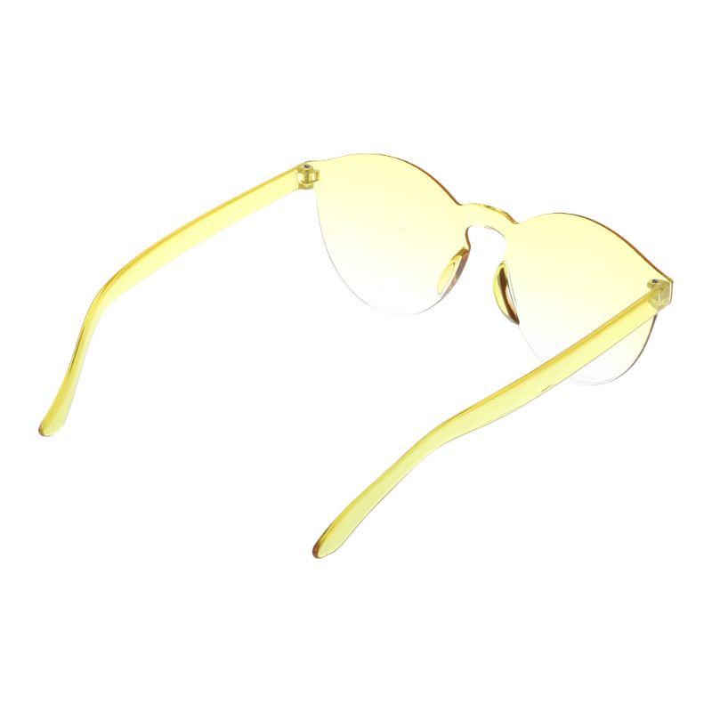 Youyo Bán Chạy Kính Mát Màu Gradient Trong Suốt Thời Trang Unisex Lái Xe Phổ Biến