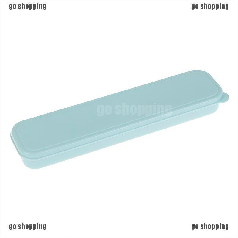 {go shopping}1pc 24.3cm Plastic Drinking Straws Storage Box Straws Case Straws Organization