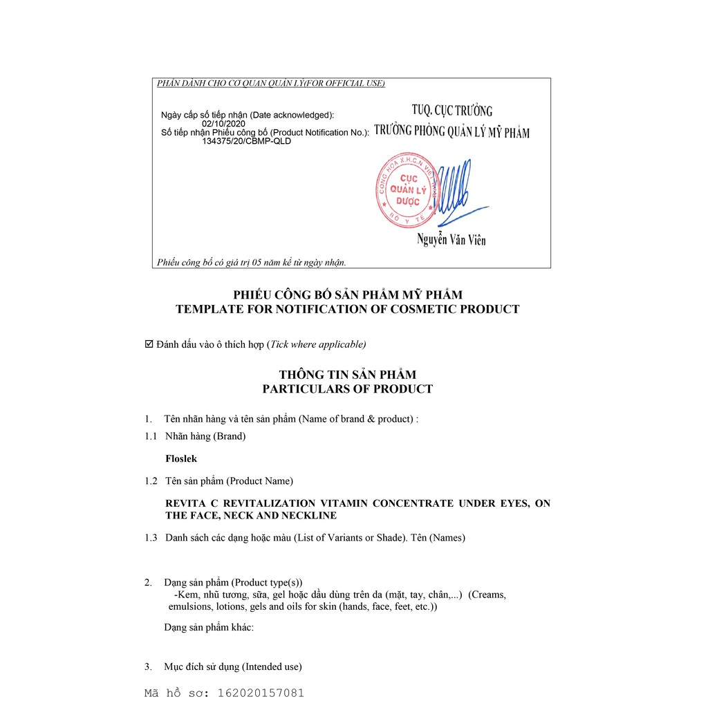 [HÀNG CHÍNH HÃNG] Tinh chất serum Vitamin C, Retinol và Fucogel làm sáng, giảm nhăn và trẻ hoá da Re Vita C Floslek 30ml | BigBuy360 - bigbuy360.vn
