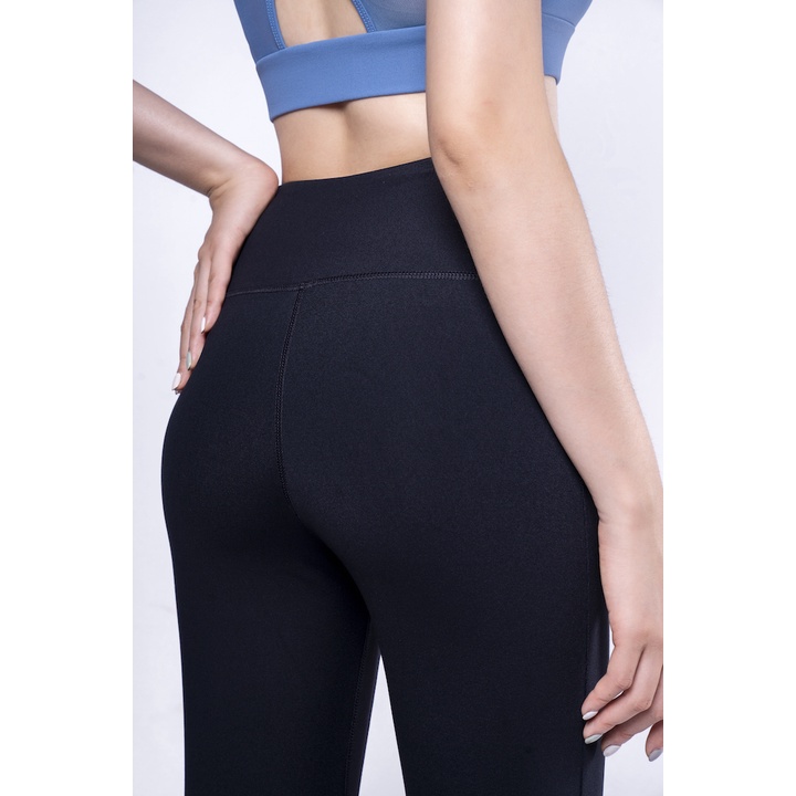 Quần Legging Lửng Tập Gym Yoga All Day Livan Sport Co Giãn Cao Cấp Màu Đen