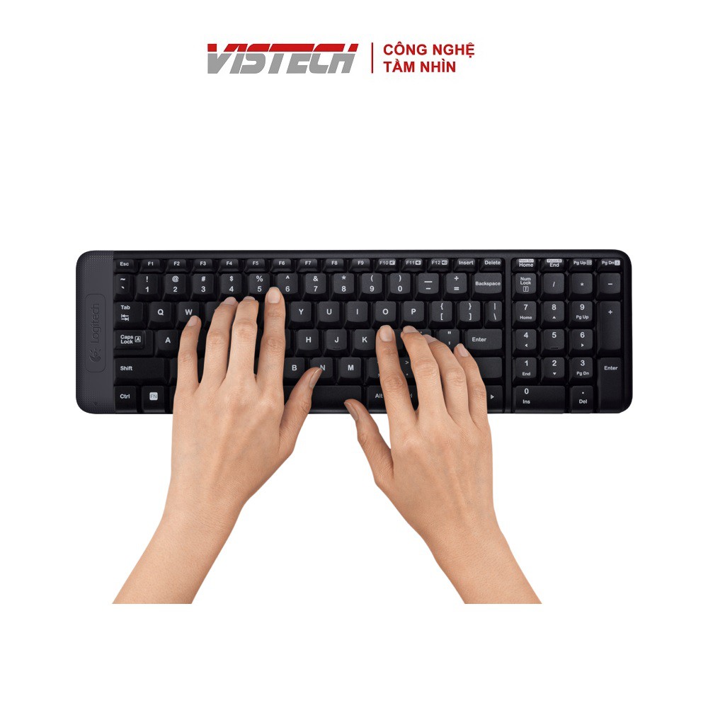 Bộ Bàn Phím Không Dây Logitech MK220