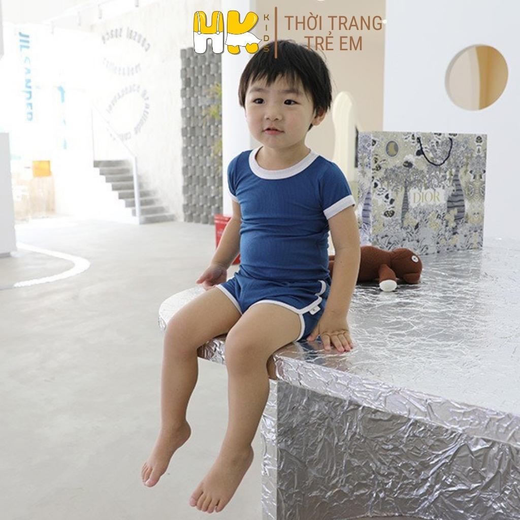 Bộ Minky mom chính hãng cộc tay cho bé chất thun lạnh pettit size từ 1 - 5 tuổi - HK KIDS (màu 8-11)