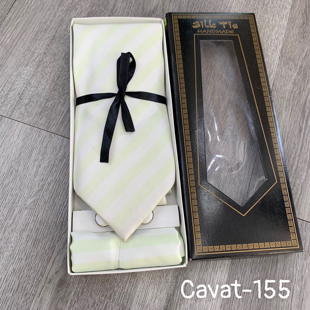 Cà vạt lụa bảng 10cm Cavat-154 Cavat-155